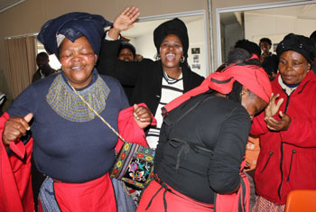 A gathering of African women in Azania/South Africa